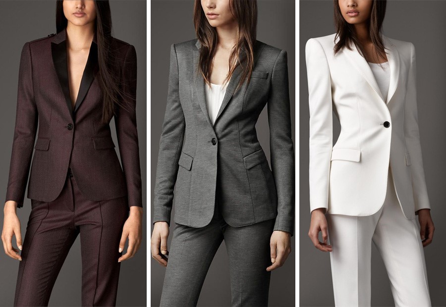 Избор на цвят за бизнес дамски костюми панталон и сако